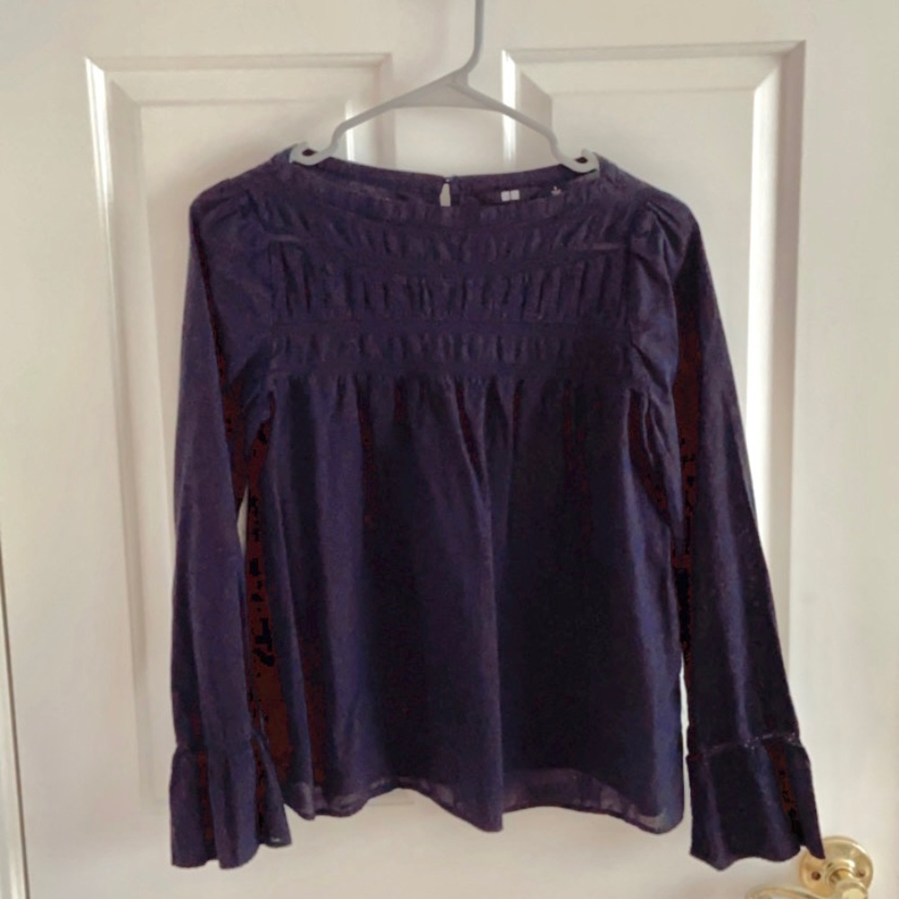 Uniqlo Navy Blouse